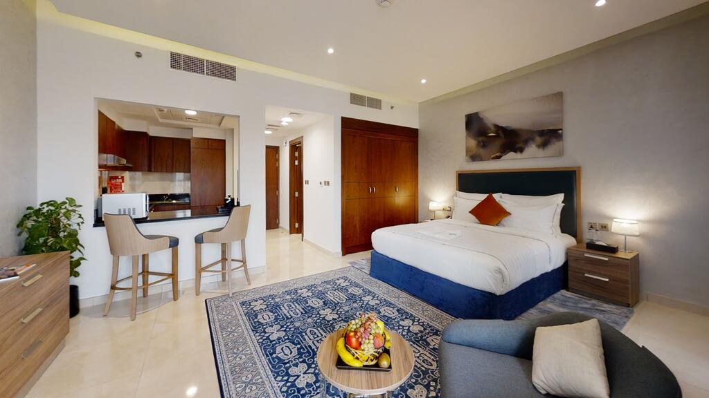 Suha Creek Hotel Apartments Dubai Bagian luar foto