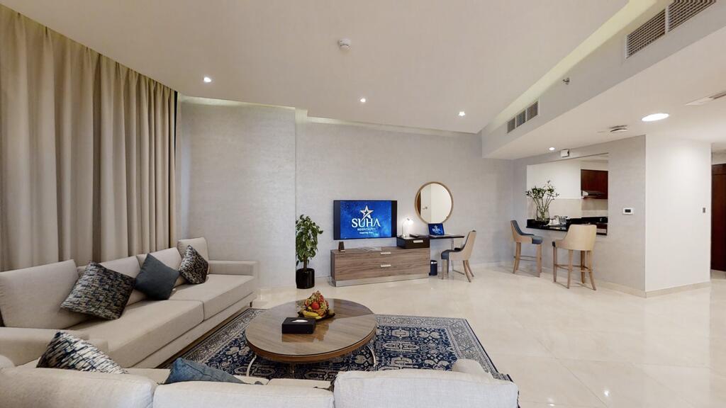 Suha Creek Hotel Apartments Dubai Bagian luar foto