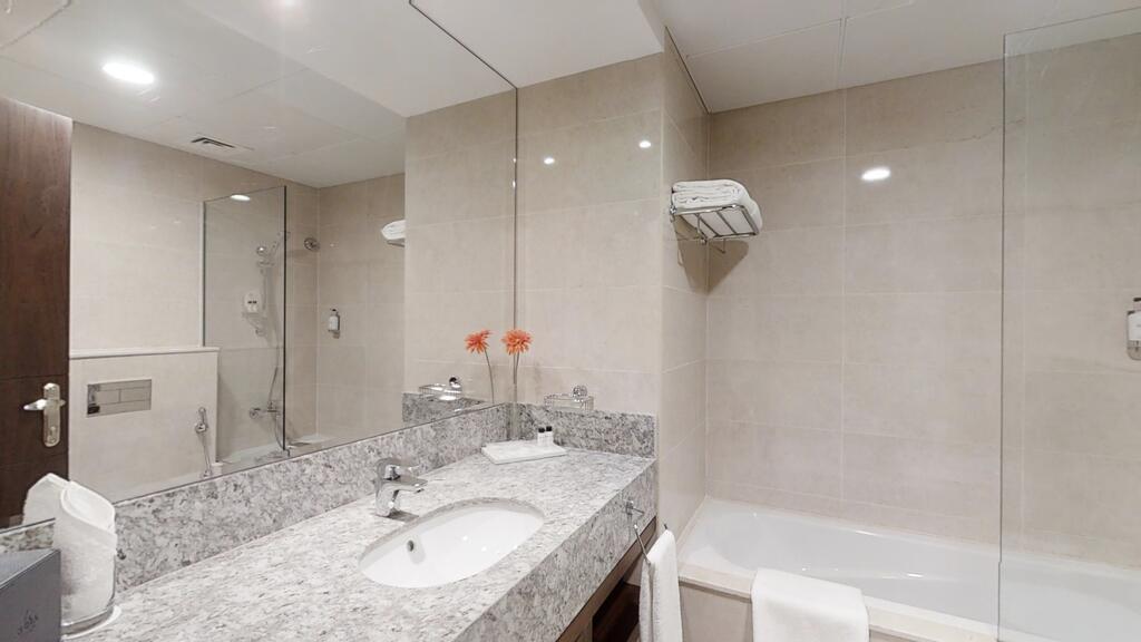 Suha Creek Hotel Apartments Dubai Bagian luar foto