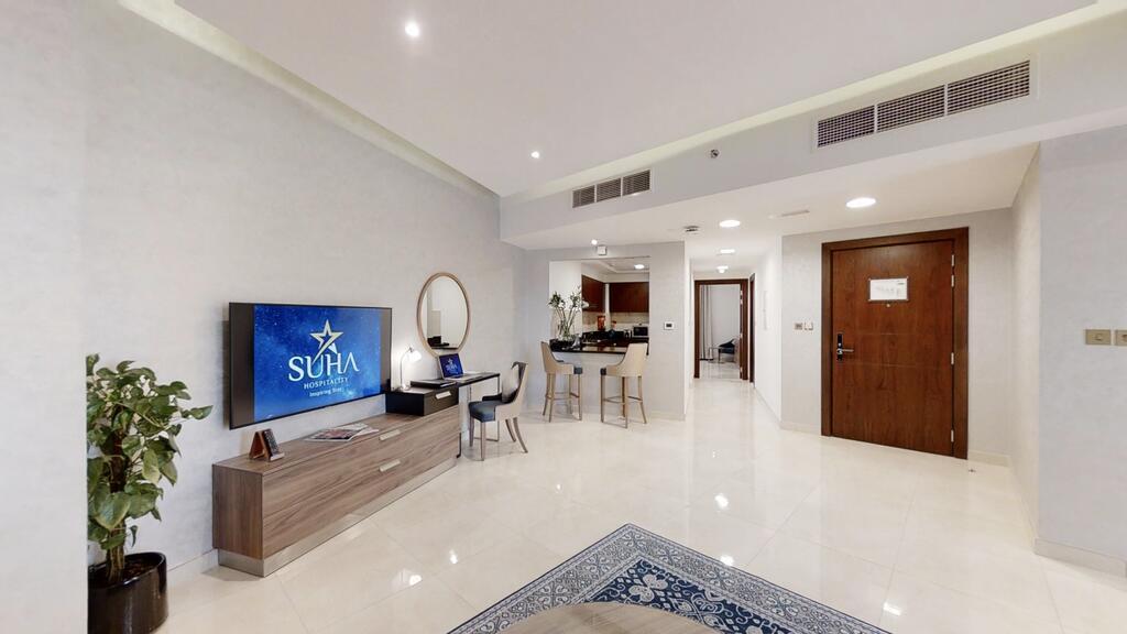 Suha Creek Hotel Apartments Dubai Bagian luar foto